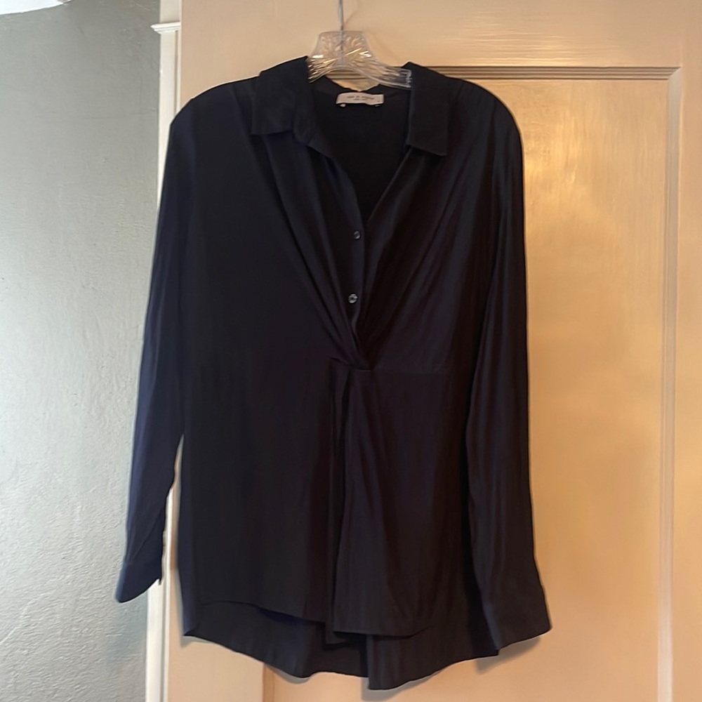 Lola & Sophie Navy Blouse
